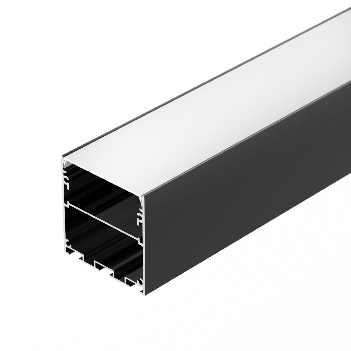 Алюминиевый профиль LINE-S-5050-3000 BLACK 041841