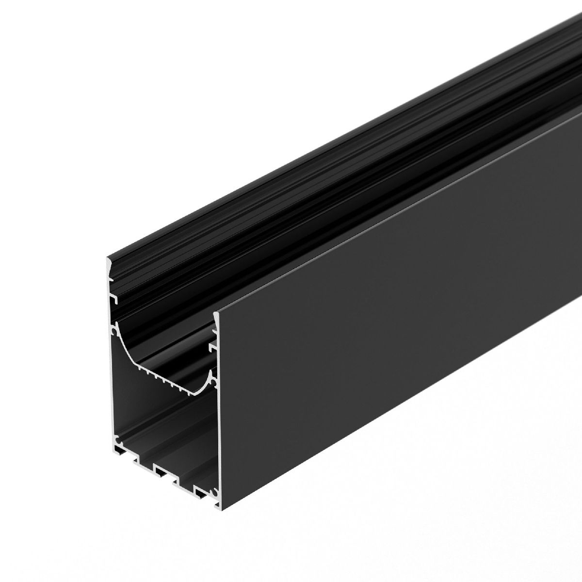Алюминиевый профиль LINE-S-5075-2500 BLACK 041848