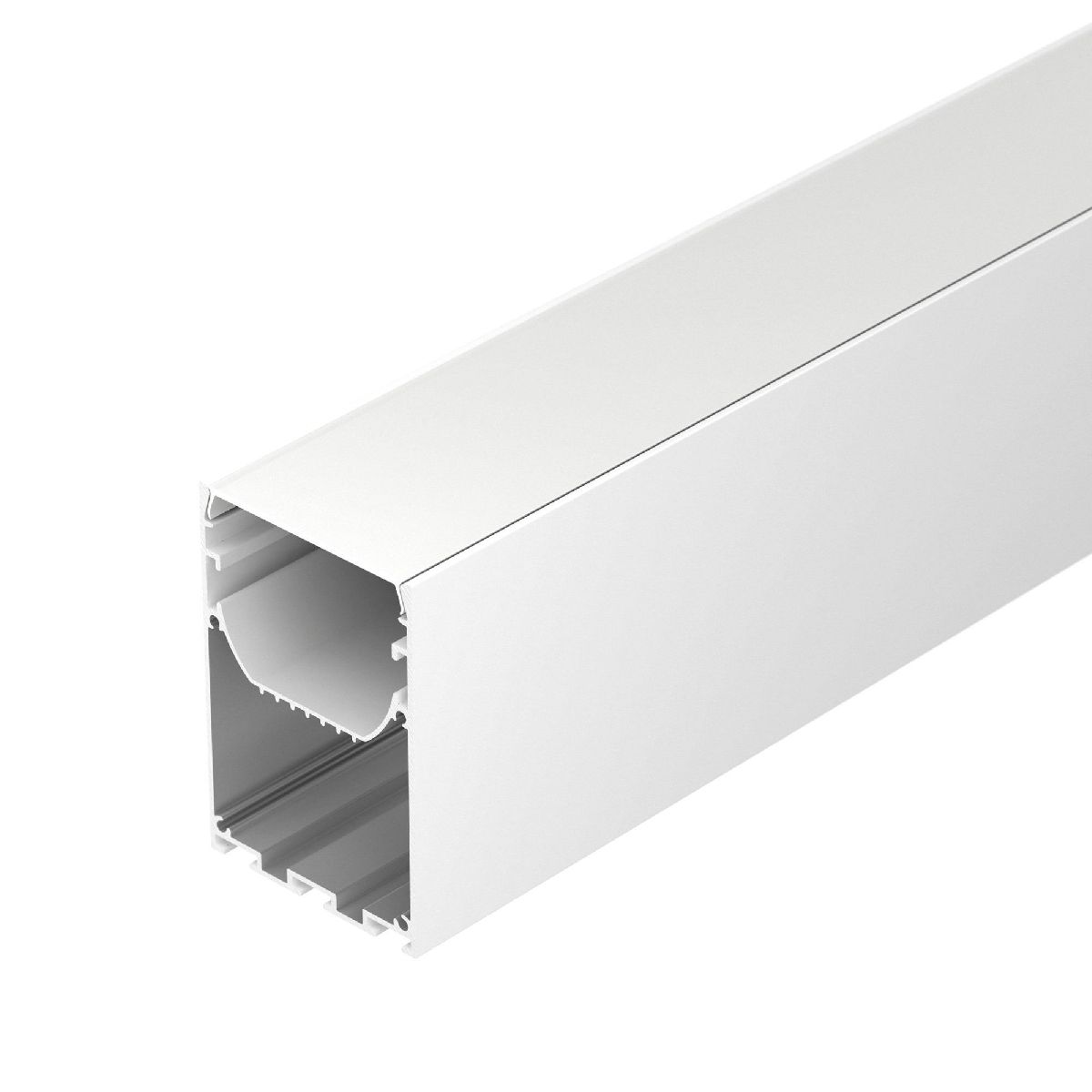 Алюминиевый профиль LINE-S-5075-2000 WHITE 041850