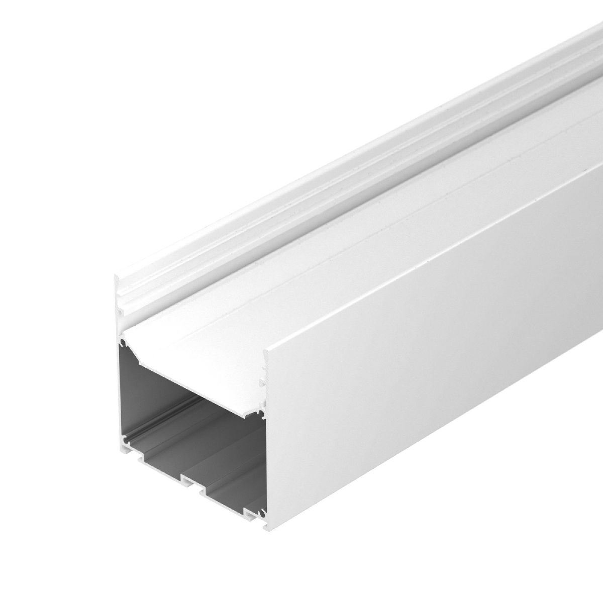 Алюминиевый профиль LINE-S-7575-2000 WHITE 041858