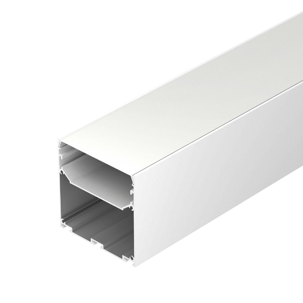 Алюминиевый профиль LINE-S-7575-3000 WHITE 041860