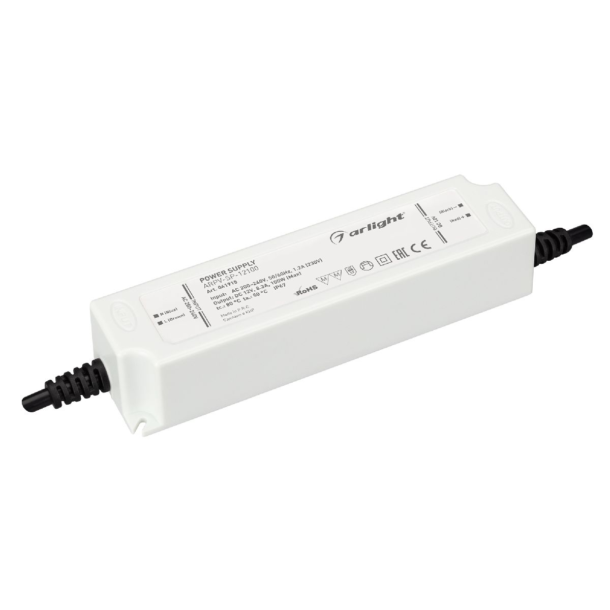 Блок питания ARPV-SP-12100 (12V, 8.3A, 100W) 041915