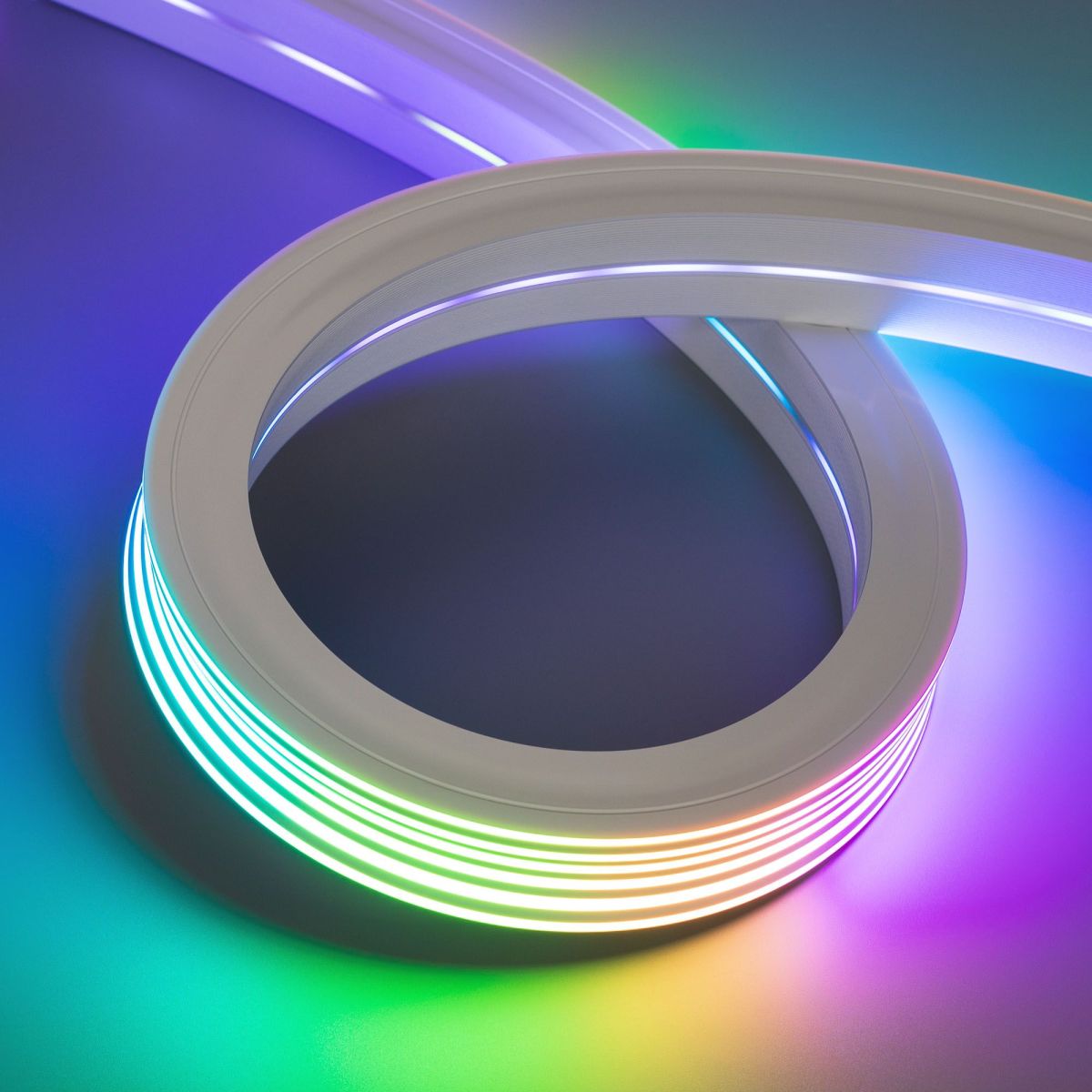 Светодиодная герметичная лента SPI STARDUST-TOP-B60-30x20mm 12V RGB (12 W/m, IP65, 5m, wire x1) 042134