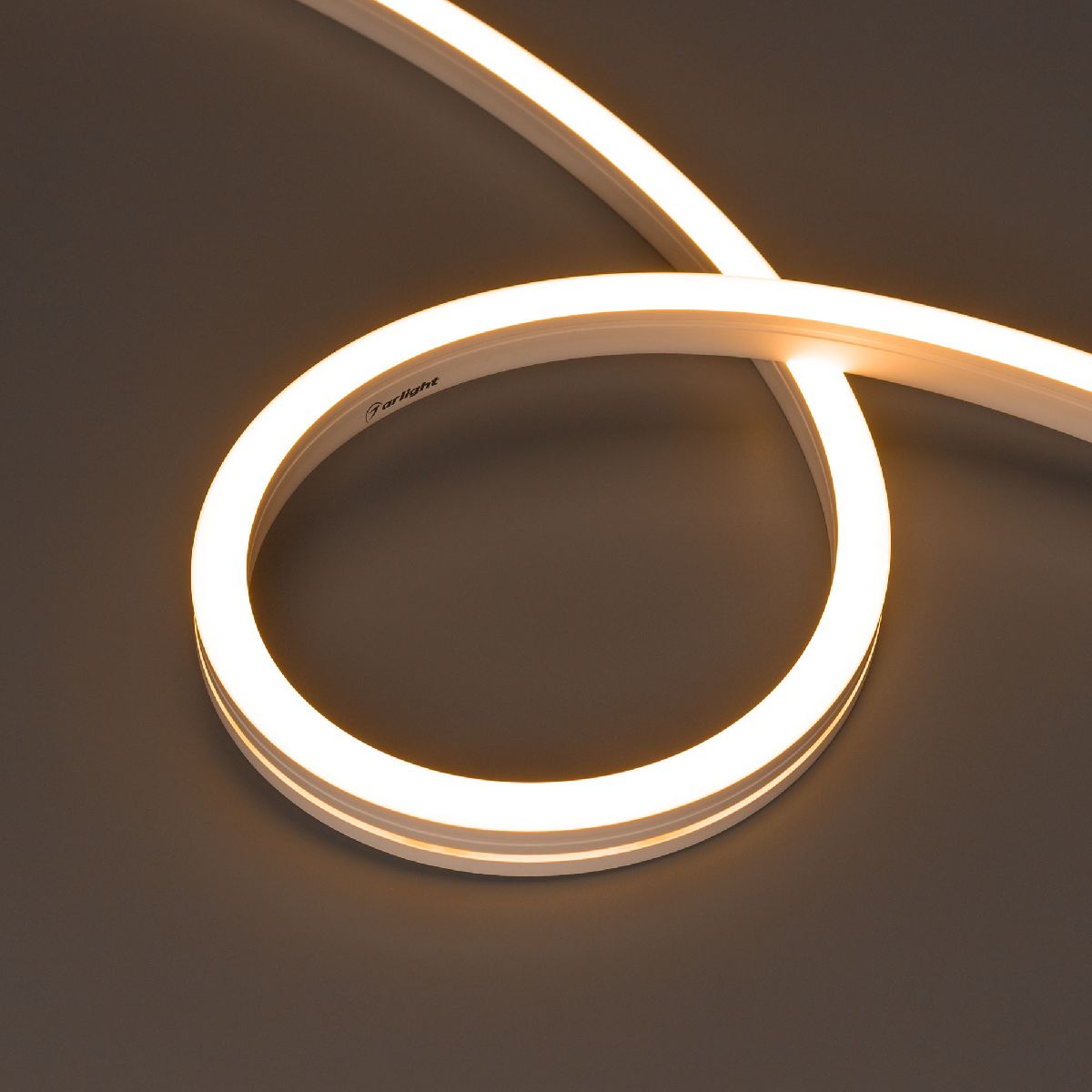 Светодиодная герметичная лента MOONLIGHT-SIDE-A140-12x17mm 24V Warm2400 (9.6 W/m, IP67, 5m, wire x2) 042782