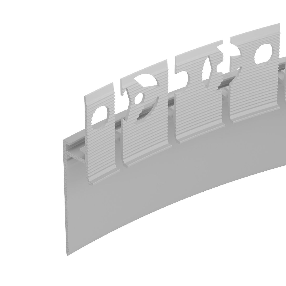 Алюминиевый профиль PLINTUS-FANTOM-BENT-H35-SIDE-2000 WHITE 043675(1)