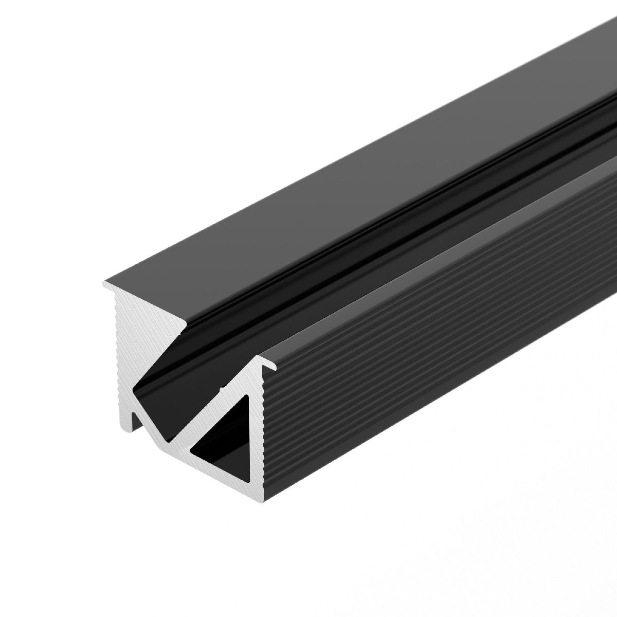 Алюминиевый профиль SL-BEVEL-H10-F14-2000 ANOD BLACK 044084