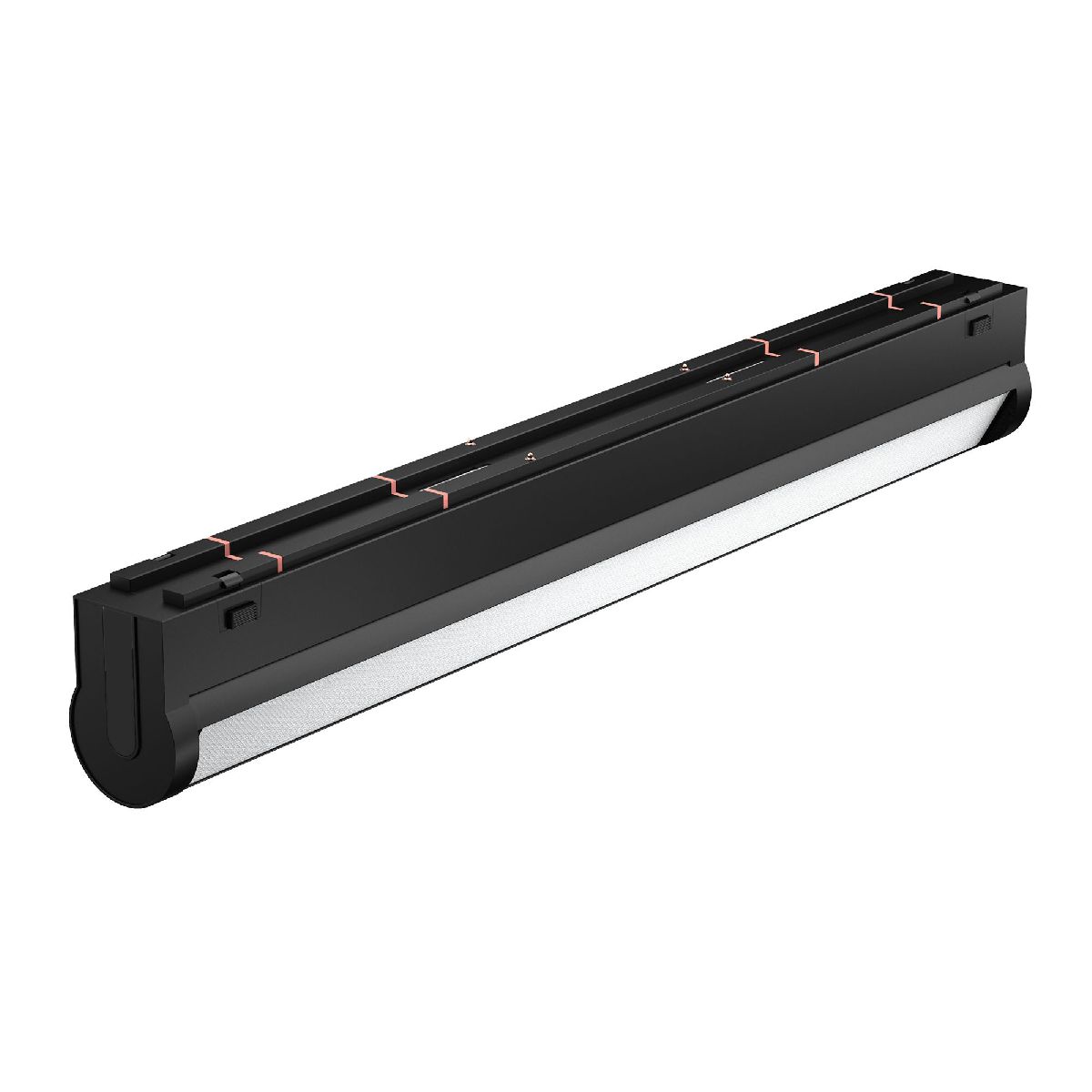 Трековый магнитный светильник MAG-VIBE-FLAT-TURN-L305-12W Day4000 (BK, 110 deg, 48V, TUYA Zigbee) 044187