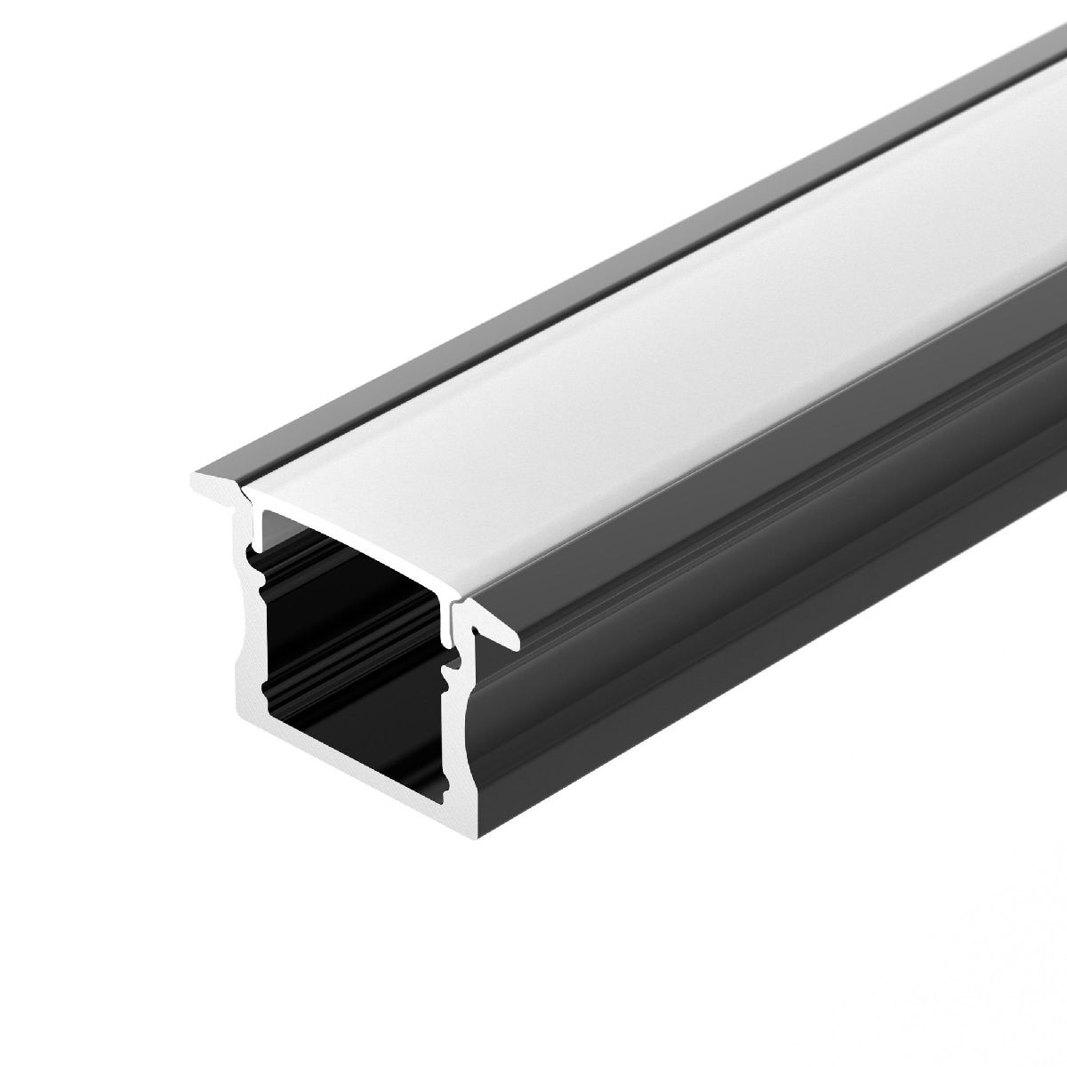 Алюминиевый профиль LINE-2315-F-2000 ANOD BLACK 044278