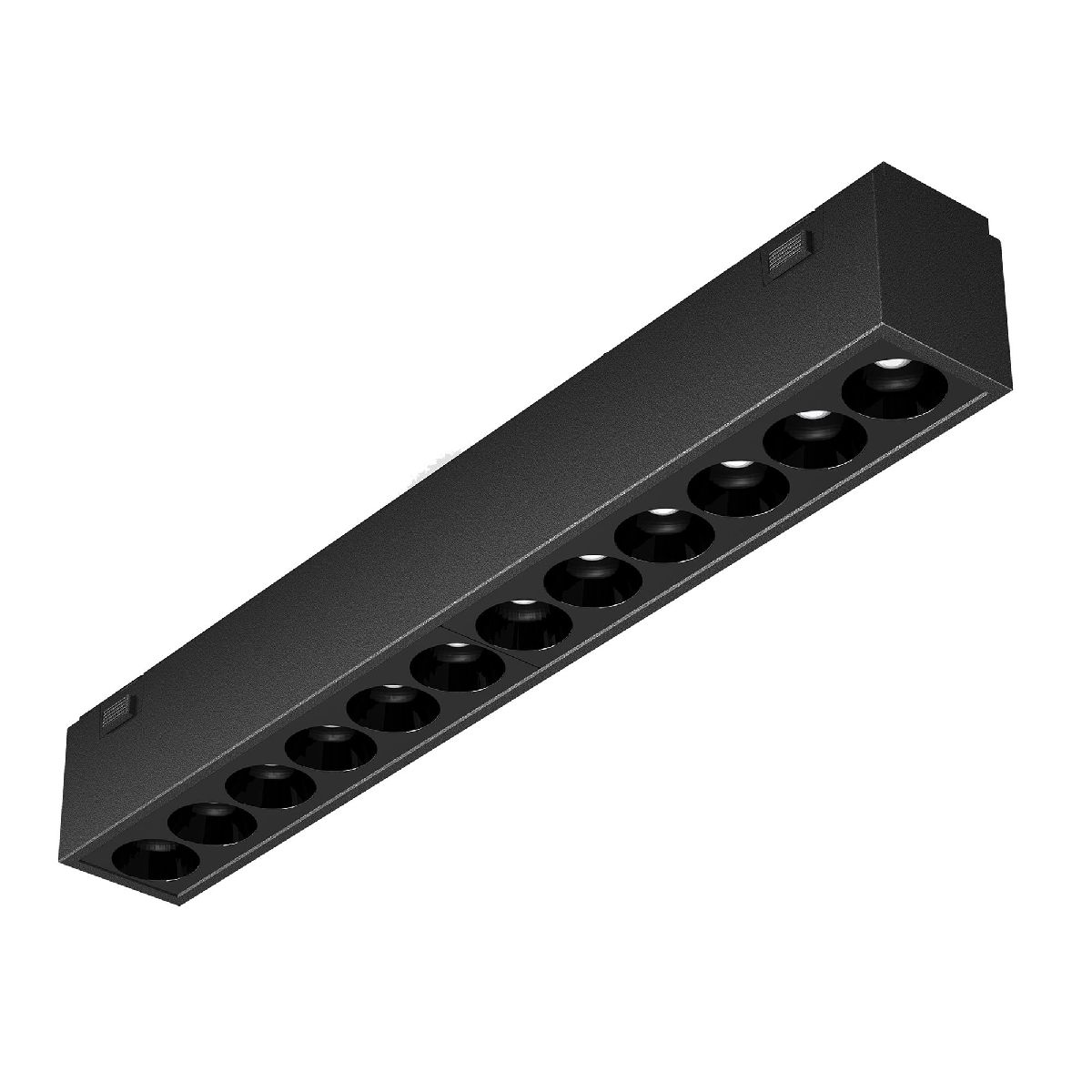 Трековый магнитный светильник MAG-VIBE-LASER-L197-12W Day4000 (BK, 24 deg, 48V) 044420