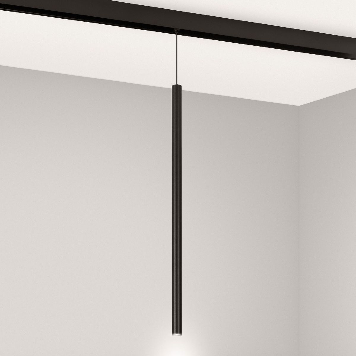 Трековый магнитный светильник MAG-ORIENT-SPOT-HANG-L500-R20-3W Day4000 (BK, 20 deg, 48V) 044505