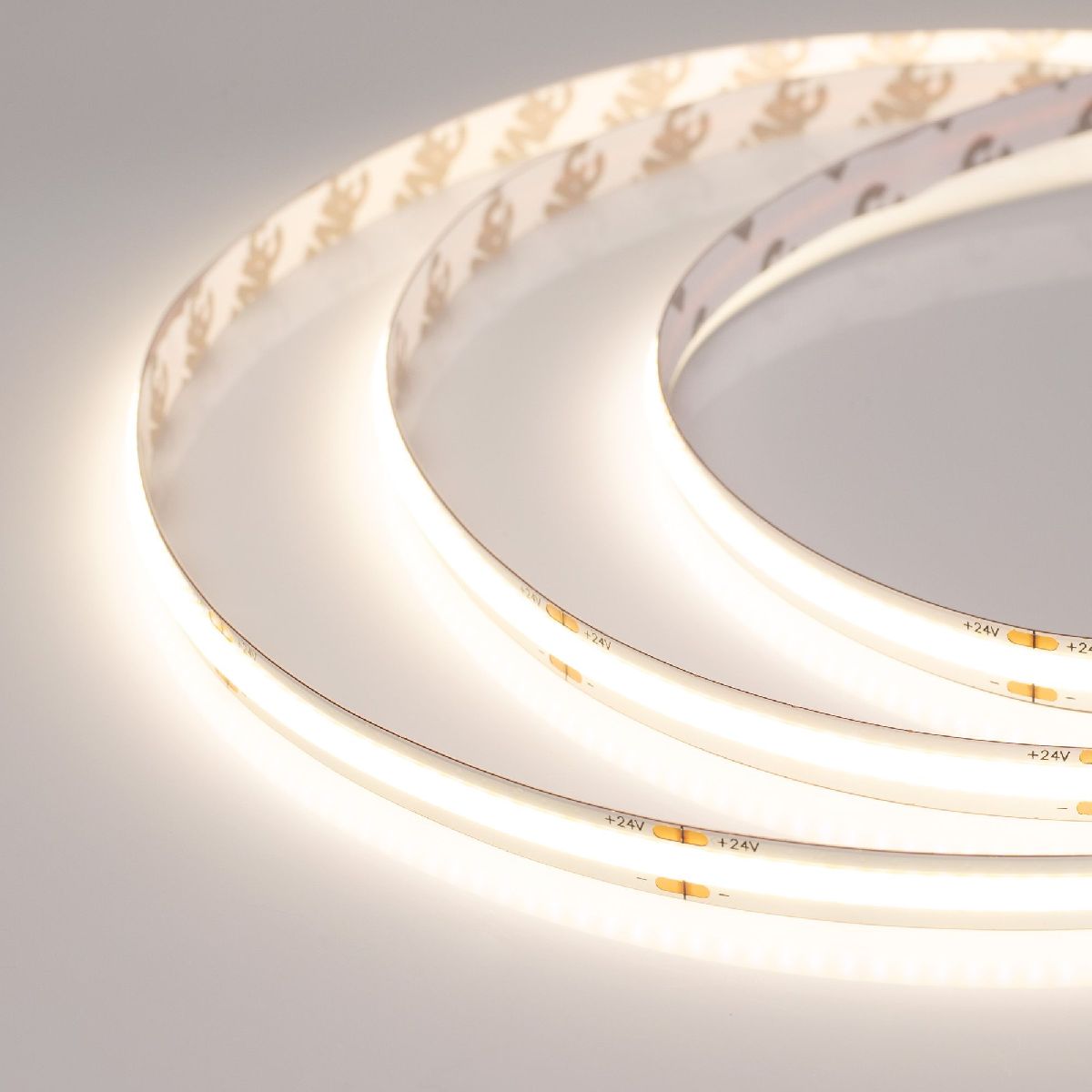 Светодиодная лента COB-X378-8mm 24V Warm3500 (11 W/m, IP20, 5m) 044579(3)