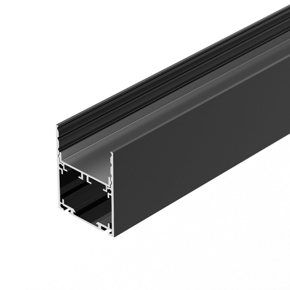 Алюминиевый профиль SL-LINE-4050-3L-2000 ANOD BLACK 044670