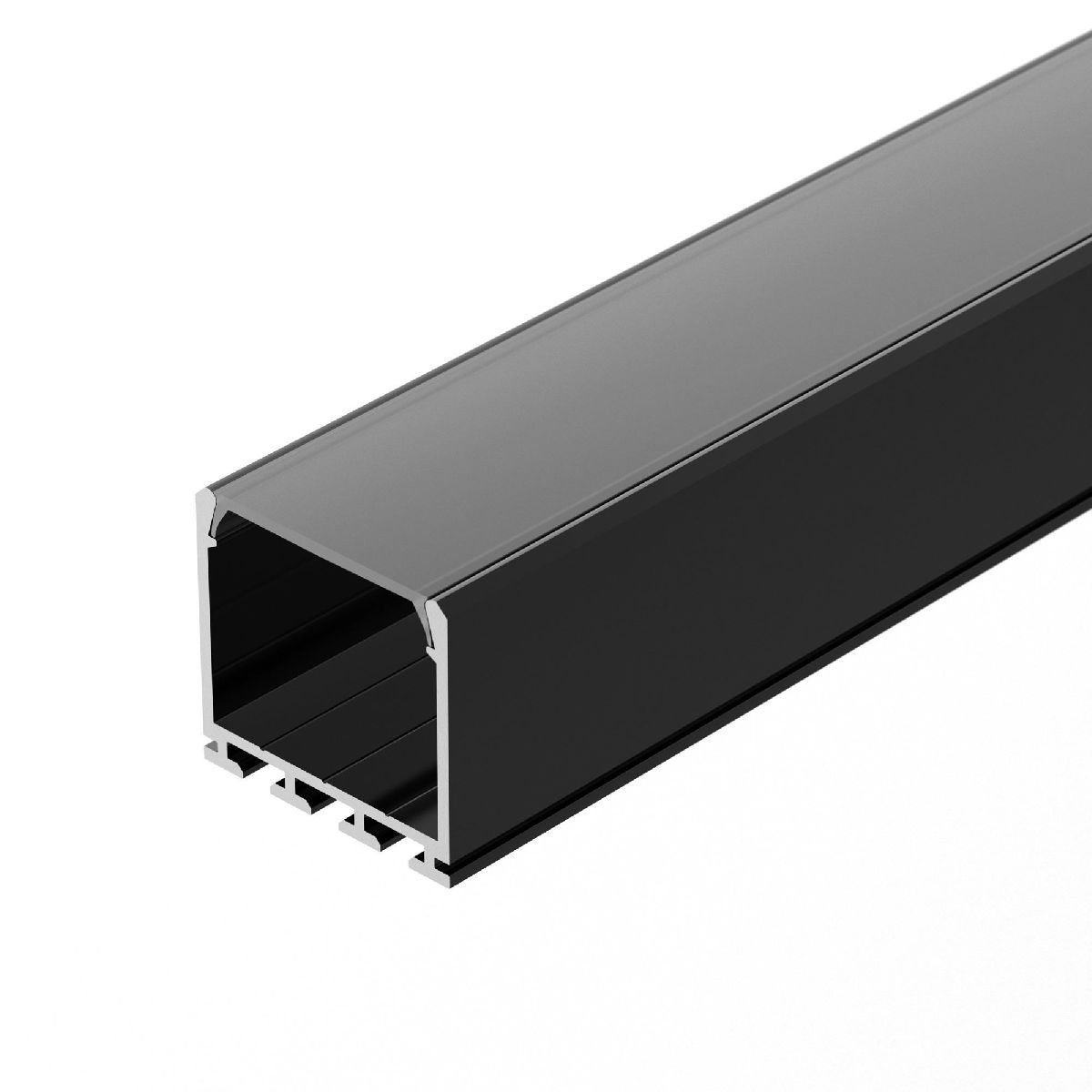 Алюминиевый профиль PLS-LOCK-H25-3000 ANOD Black 044847