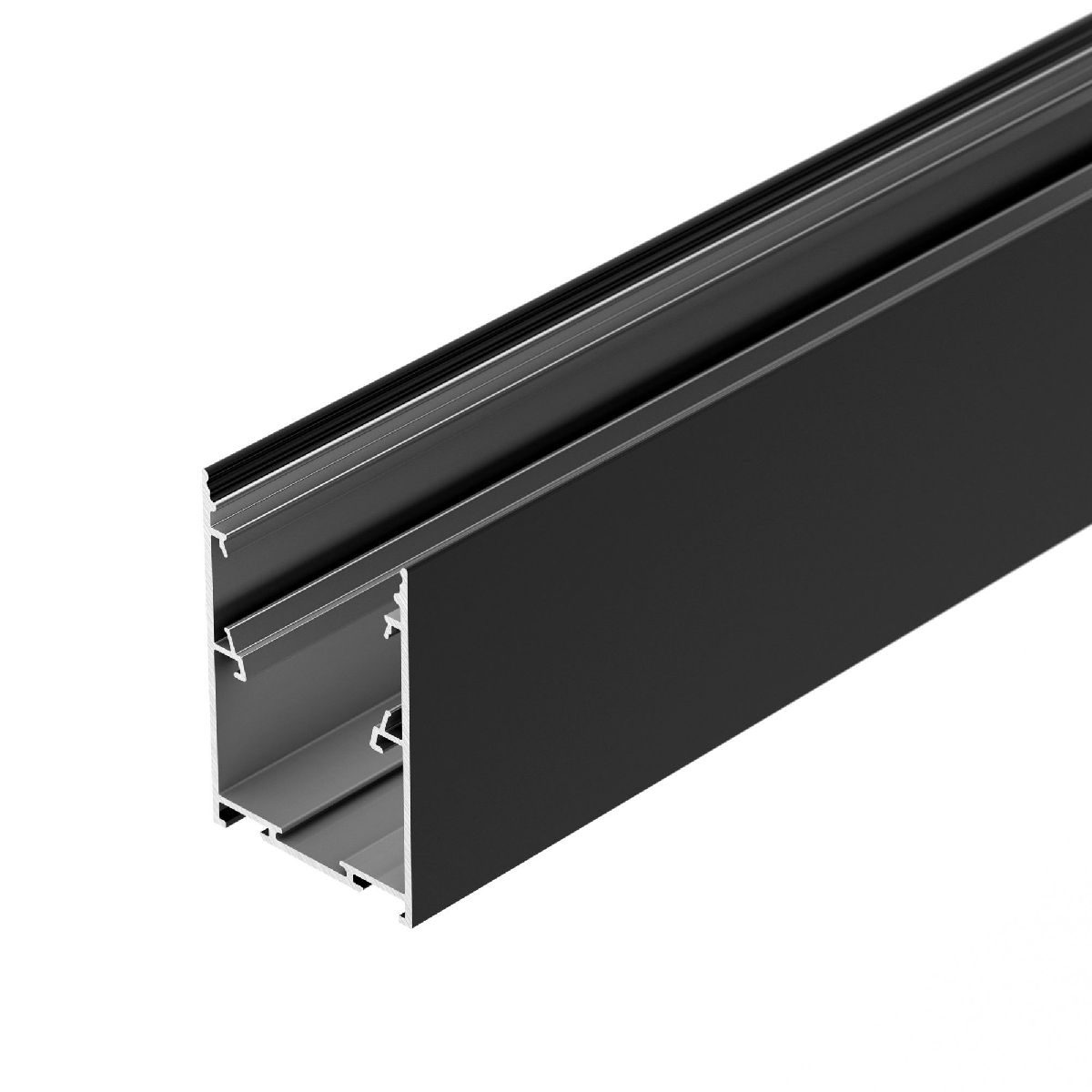 Алюминиевый профиль LINE-5075-HONEYCOMB-2000 BLACK 044874
