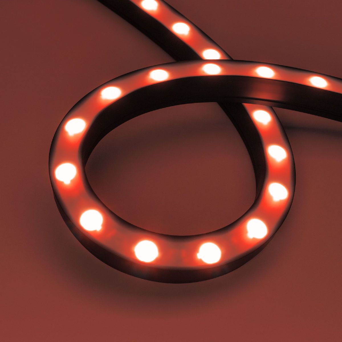 Грейзер DMX THOR-3D-F24-25x27mm 24V RGBW-White6000 (24 W/m, IP65, 1m, wire x2) 045266