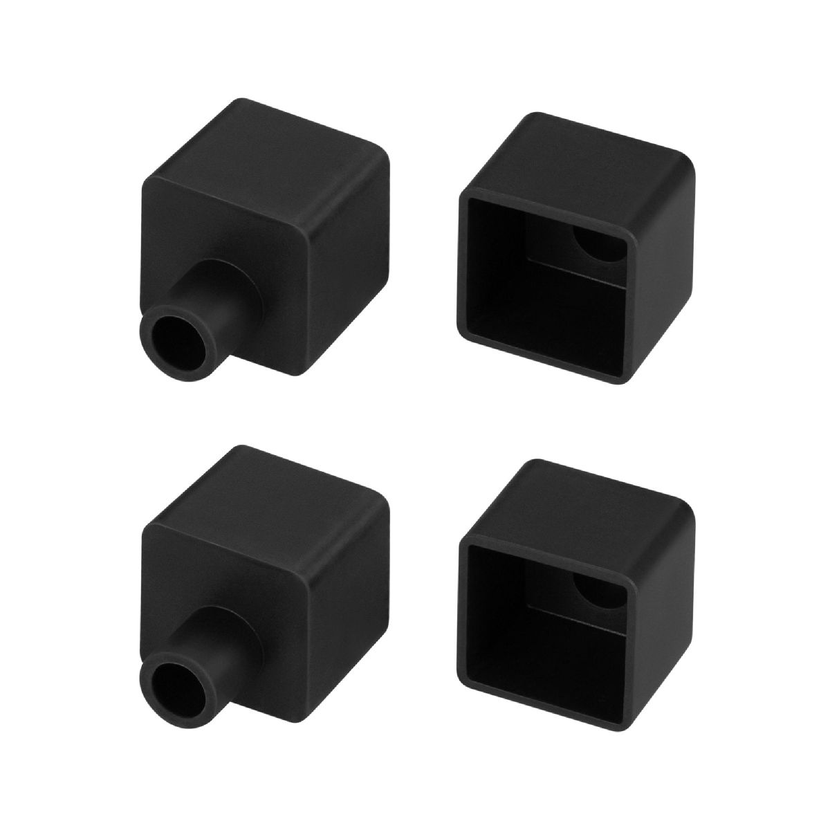 Заглушка WPH-FLEX-1616 BLACK с отверстием 045873