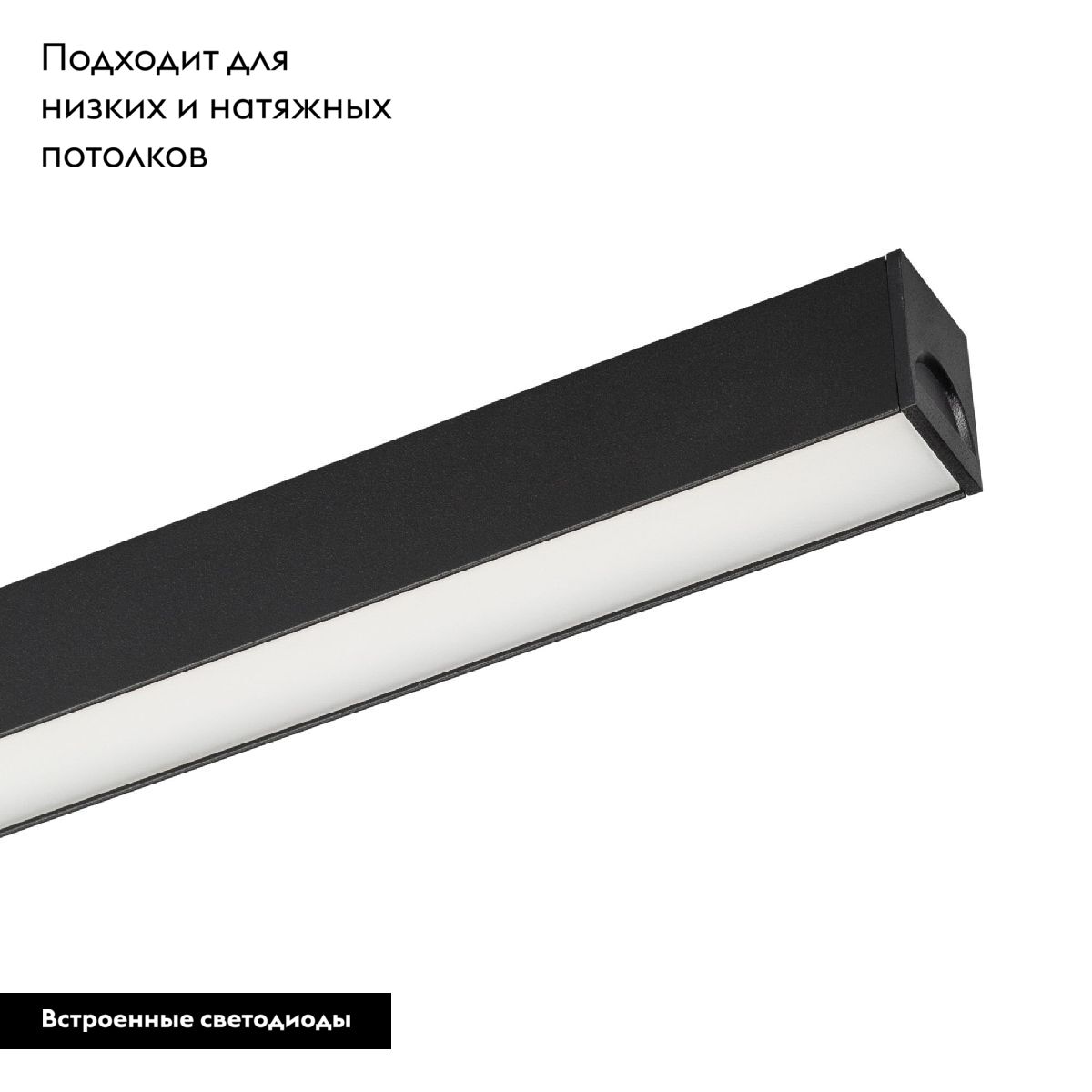 Трековый магнитный светильник MAG-FLAT-25-L400-12W Warm3000 (BK, 100 deg, 24V, DALI) 046333