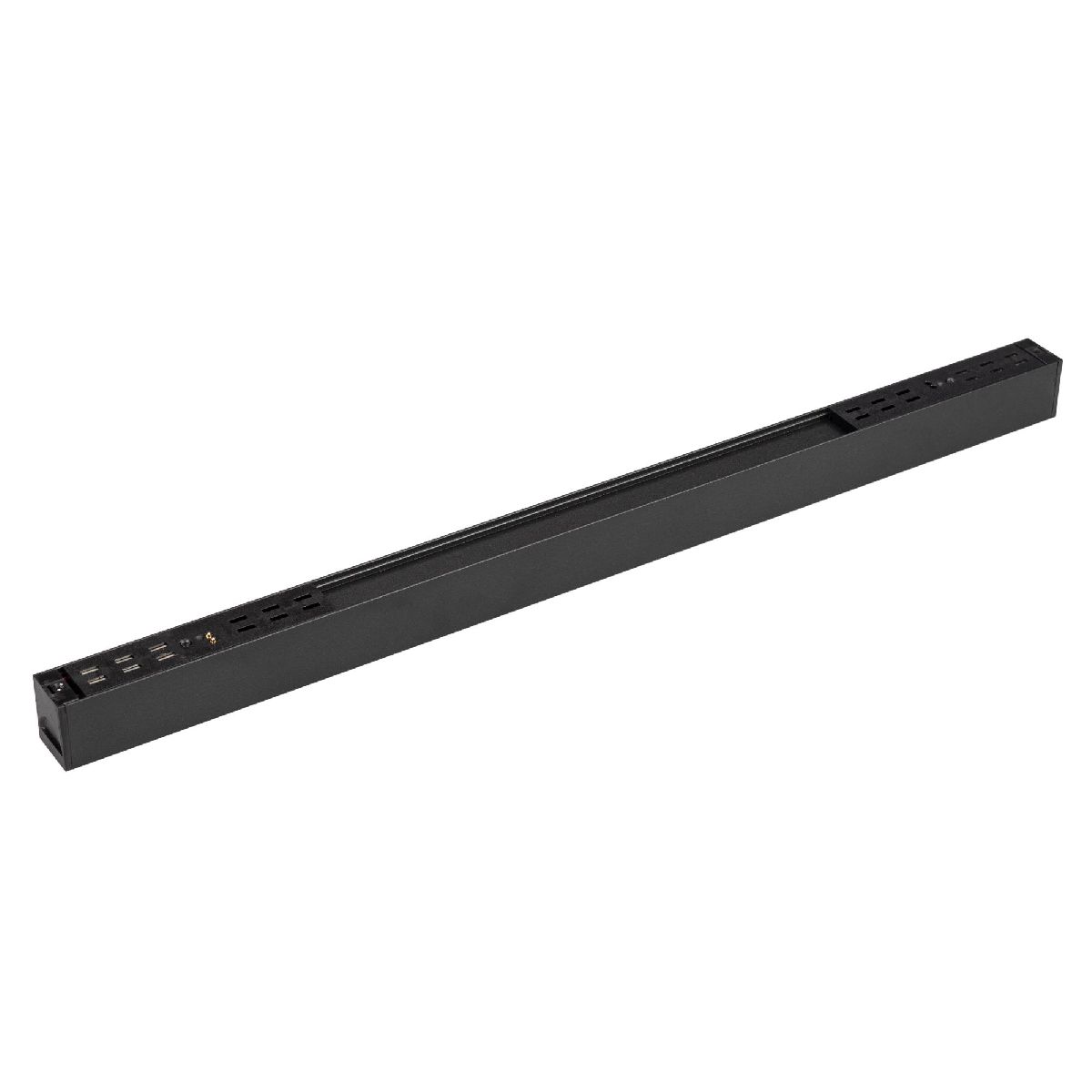 Трековый магнитный светильник MAG-FLAT-25-L400-12W Warm3000 (BK, 100 deg, 24V, DALI) 046333