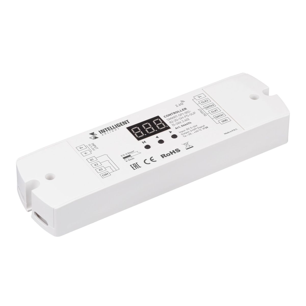 Контроллер SMART-SPI-302-82-2G-SH-PS-SUF (5-24V, 2.4G) 046474