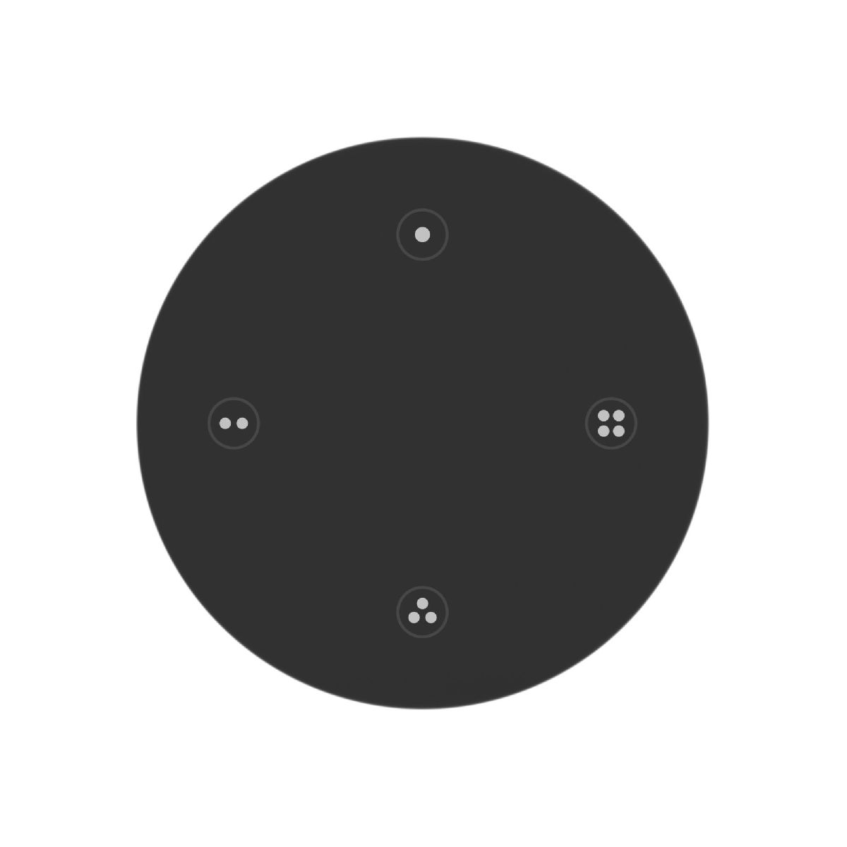 Пульт SMART-801-22-4G-4SC-SH Black (3V, Magnet, 2.4G) 046481