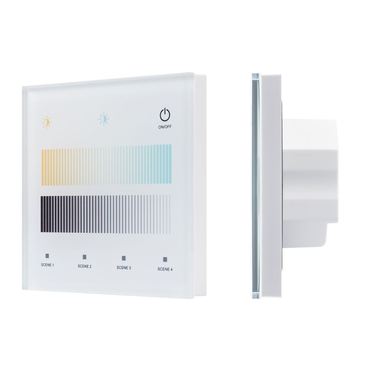 Сенсорная панель SMART-DALI-301-11-1G-4SC-MIX-IN White (BUS/24V, Touch, 2.4G) 046551