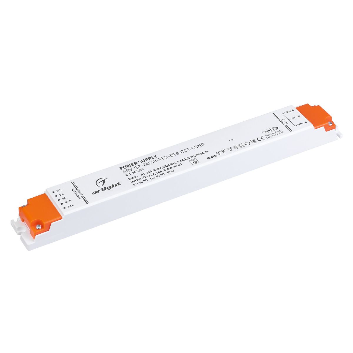 Блок питания ARV-SP-24240-PFC-DT8-CCT-LONG (24V, 10A, 240W) 047033