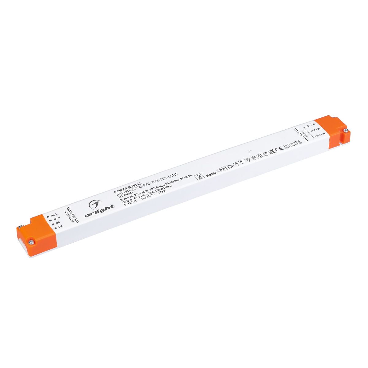 Блок питания ARV-SP-24150-PFC-DT8-CCT-LONG (24V, 6.25A, 150W) 048241