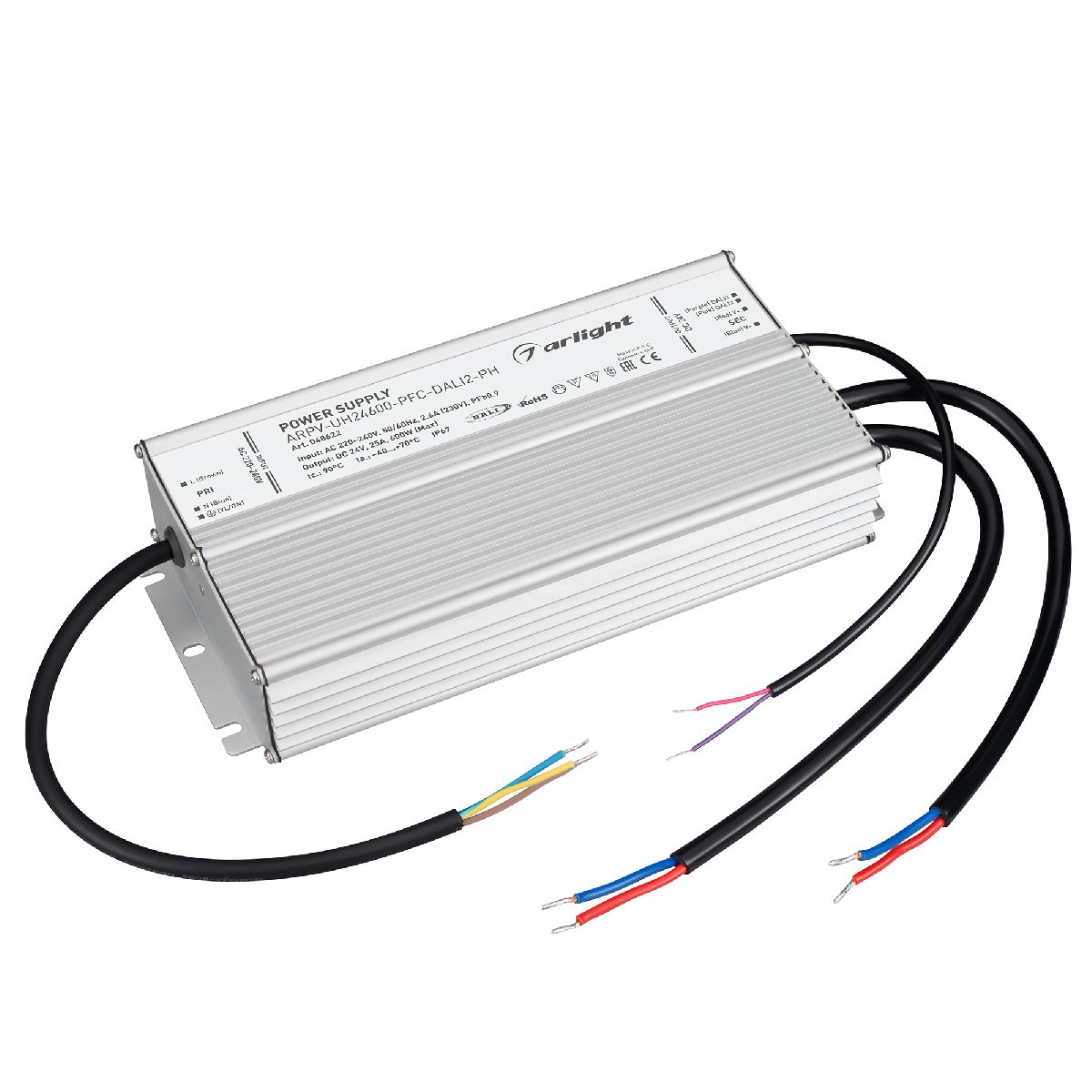 Блок питания ARPV-UH24600-PFC-DALI2-PH (24V, 25A, 600W) 048622