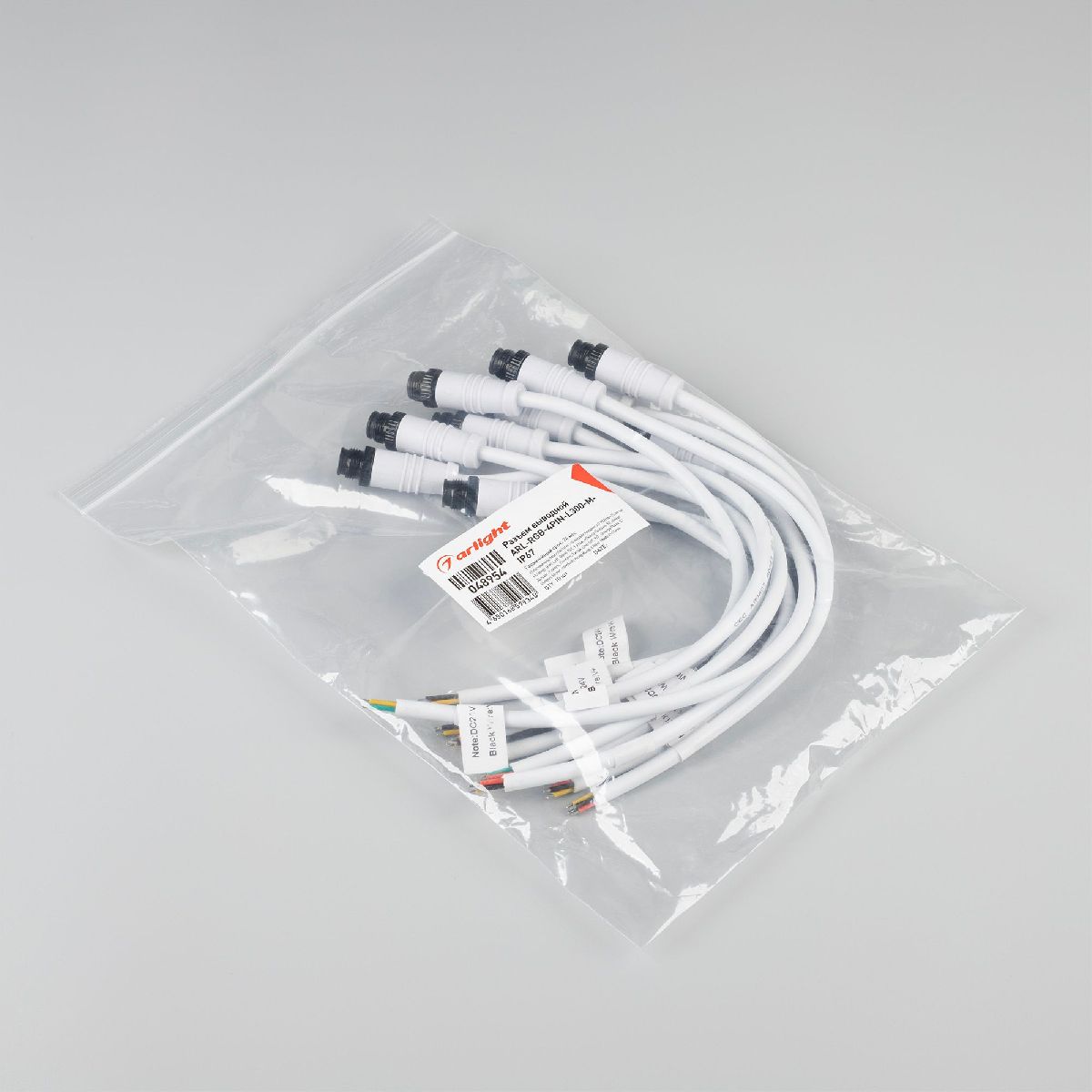 Разъем выводной ARL-RGB-4PIN-L300-M-IP67 048954