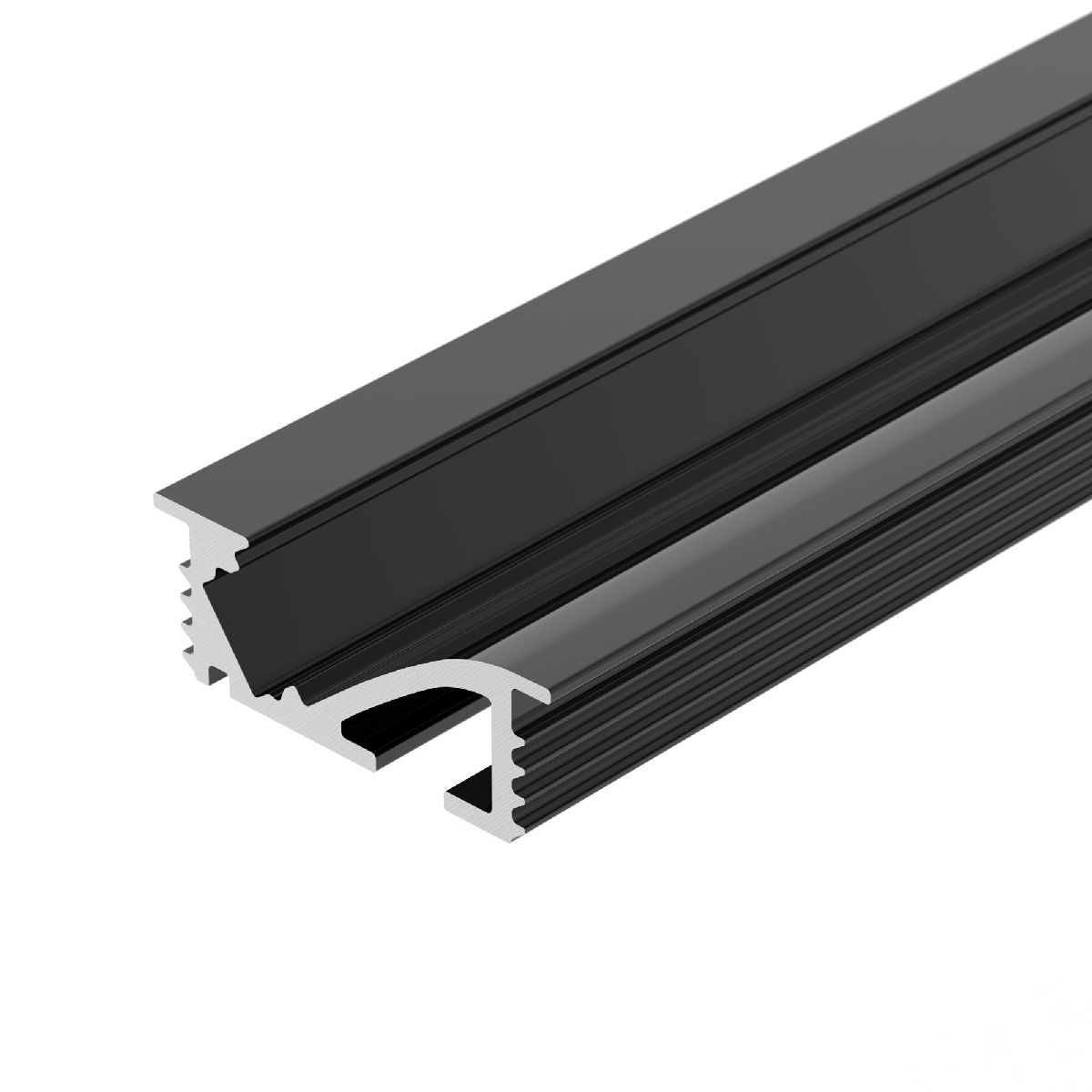Алюминиевый профиль SL-BEVEL-W21-F-2000 ANOD BLACK 048997