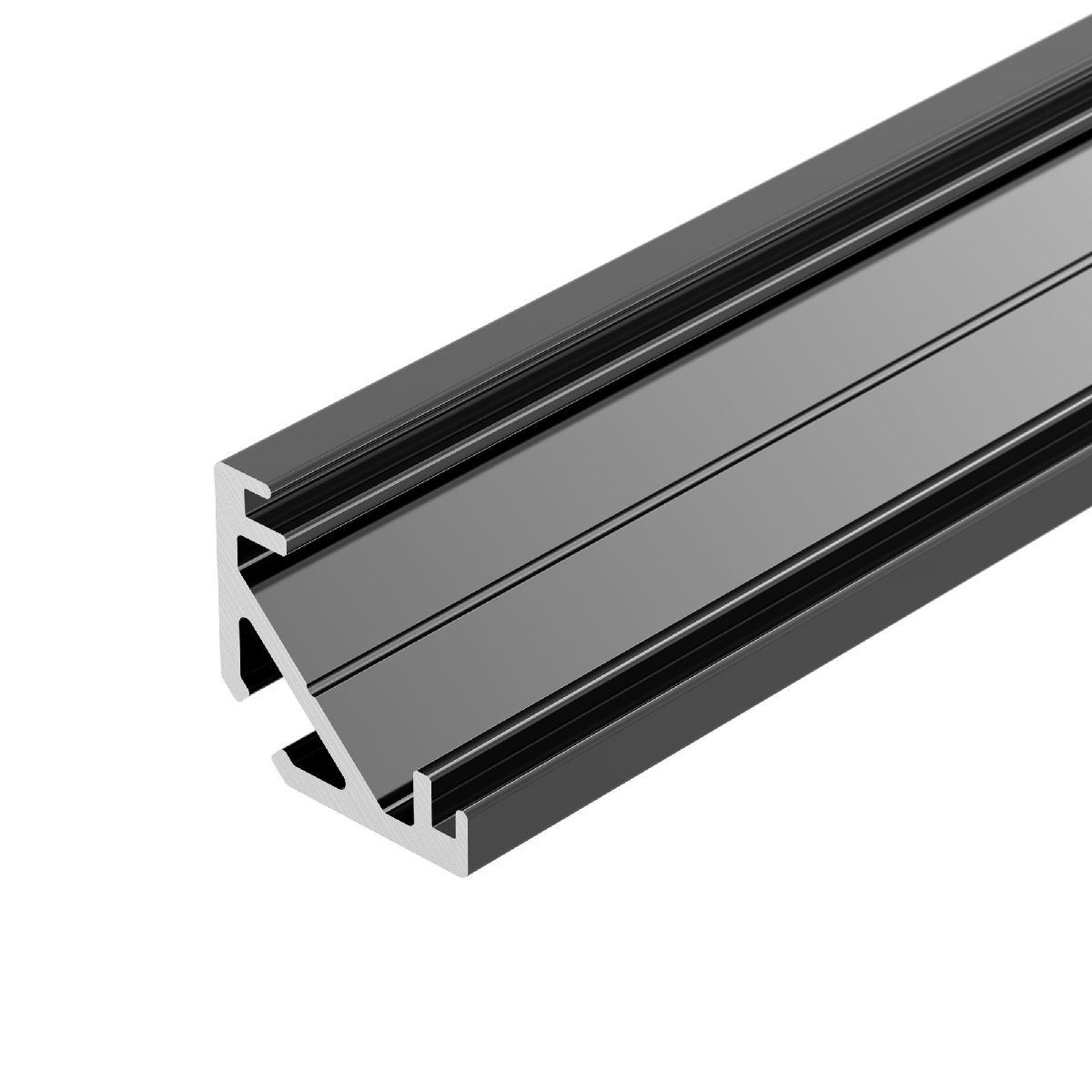 Алюминиевый профиль SL-KANT-H10-2000 BLACK 049014