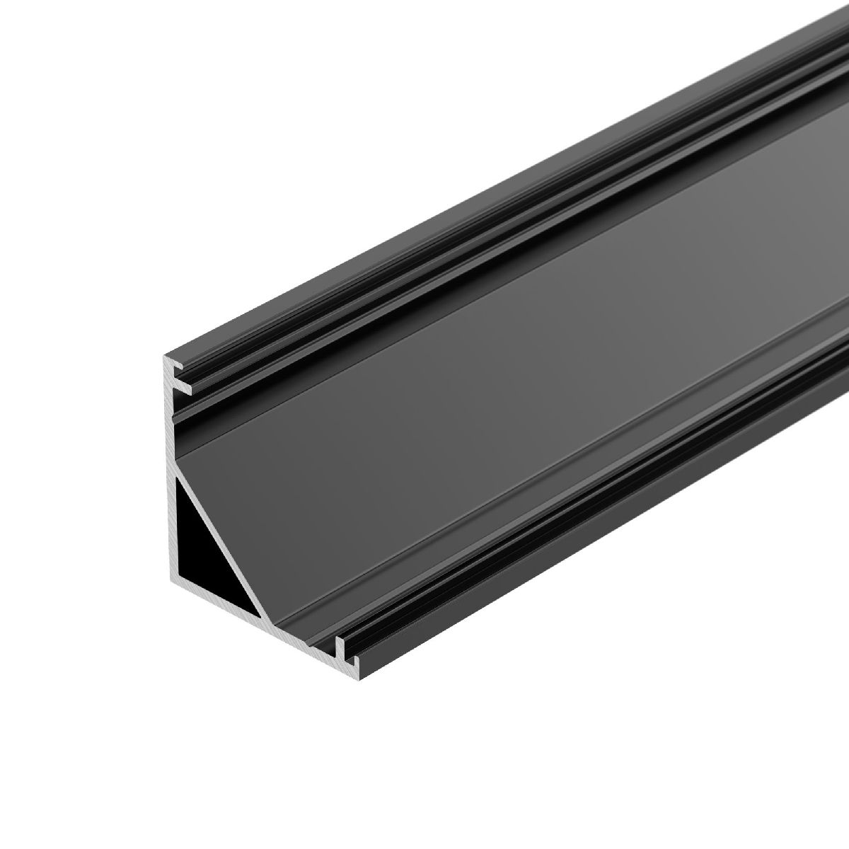 Алюминиевый профиль SL-KANT-H20-2000 BLACK 049016