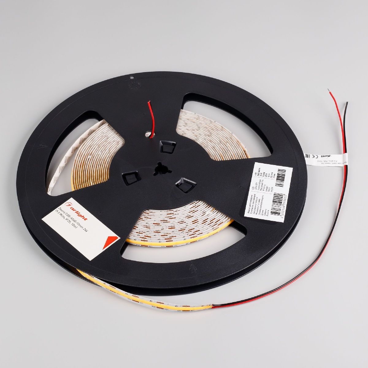 Светодиодная лента COB-X560-10mm 24V Warm2700 (9.6 W/m, IP20, 10m) 049061