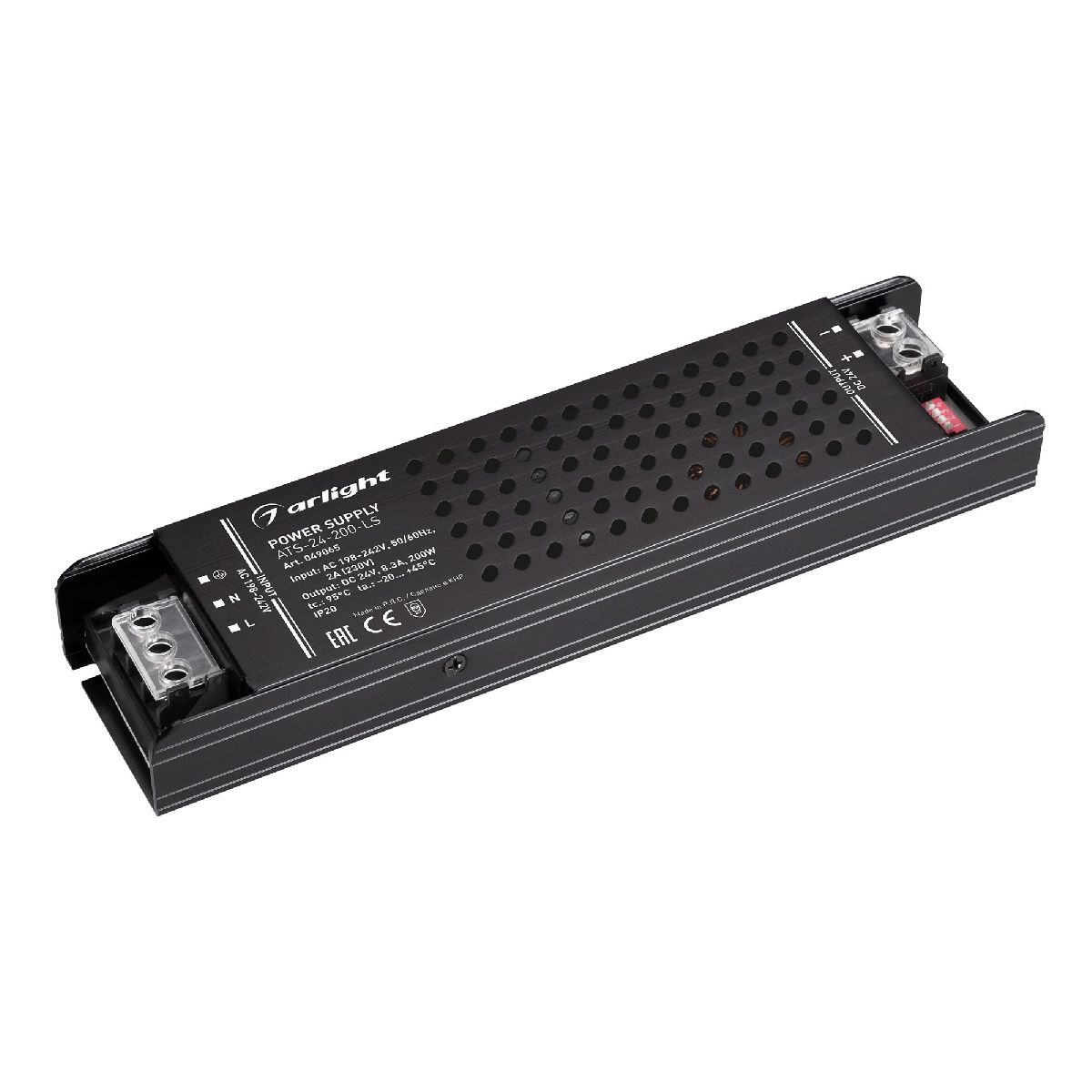 Блок питания ATS-24-200-LS (24V, 8.3A, 200W) 049065