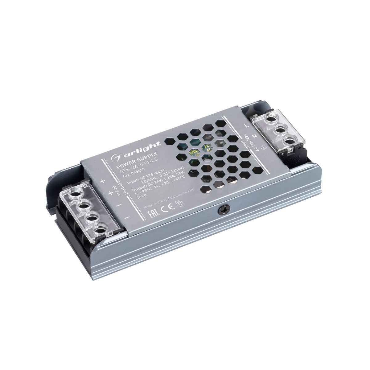 Блок питания ATS-24-030-LS (24V, 1.25A, 30W) 049077