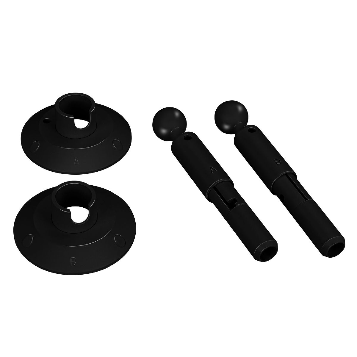 Крепление MOONLIGHT-COTTON-ROUND-D13-S-KIT Black 049328