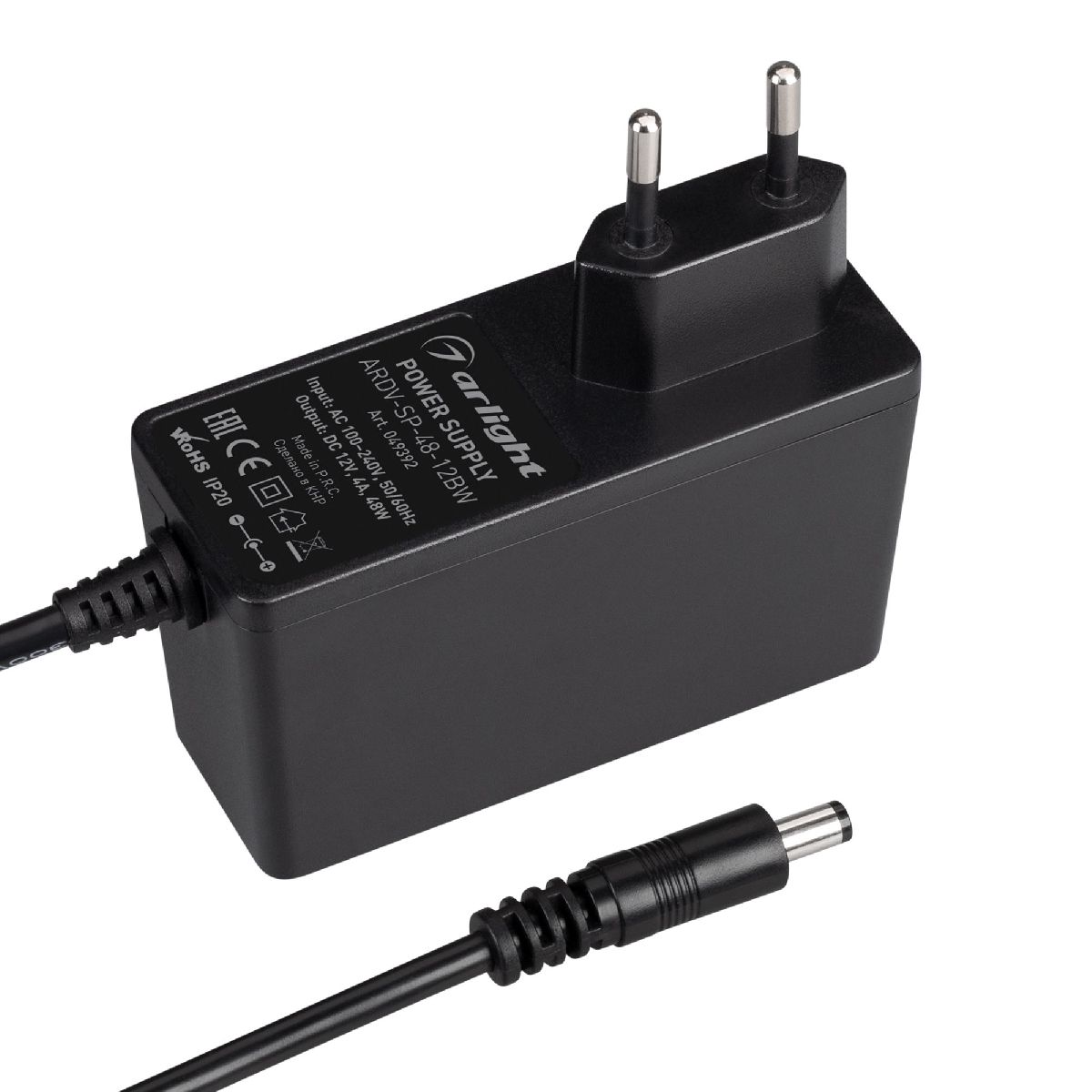 Блок питания ARDV-SP-48-12BW (12V, 4A, 48W) 049392