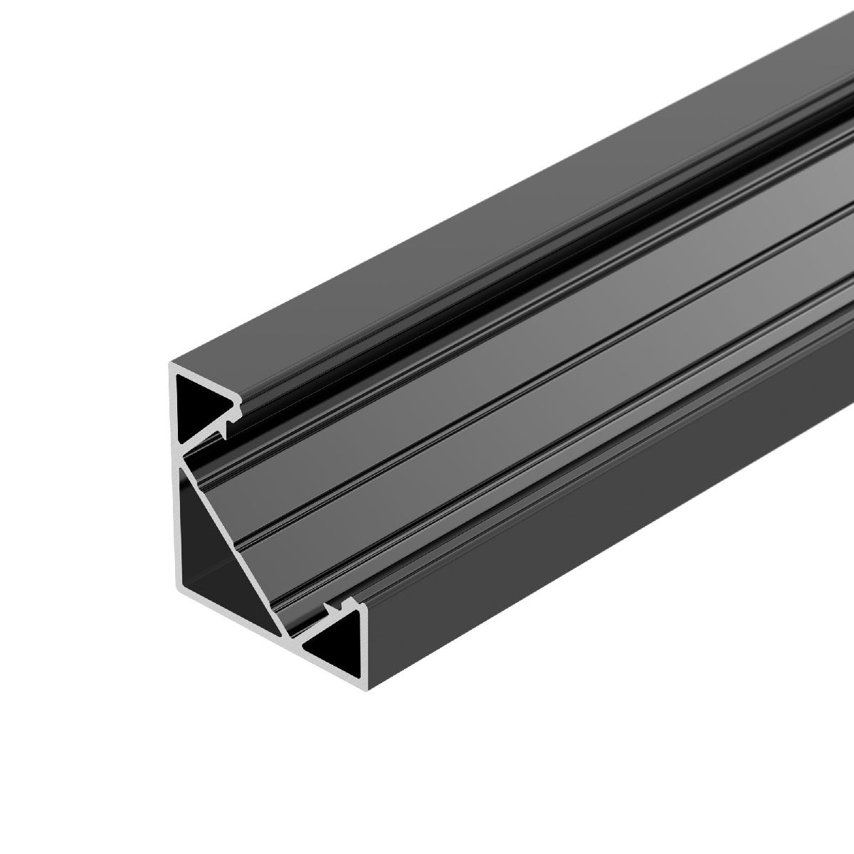 Алюминиевый профиль SL-KANT-H18-2000 BLACK 049430