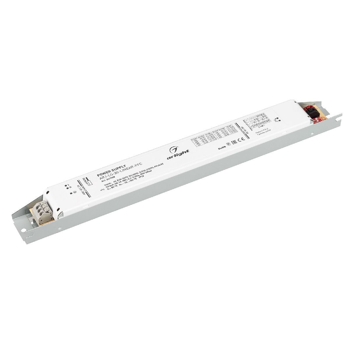 Блок питания ARJ-LG-30-LINEAR-PFC (30W, 18-90V, 0.2-0.55A) 049548