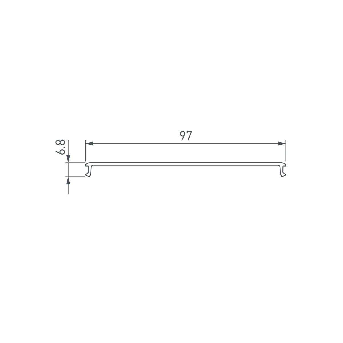 Экран POWER-W100H70-2000 OPAL (Пластик) 049945