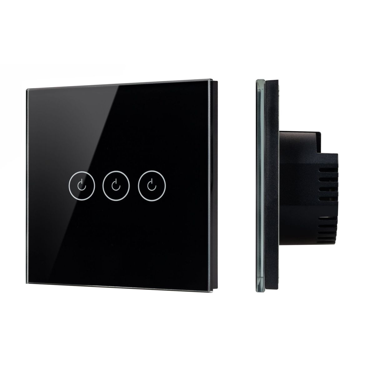 Выключатель сенсорный SWT-OMALI-S03-ZB-BK (250V, 10A, Zigbee) 050046