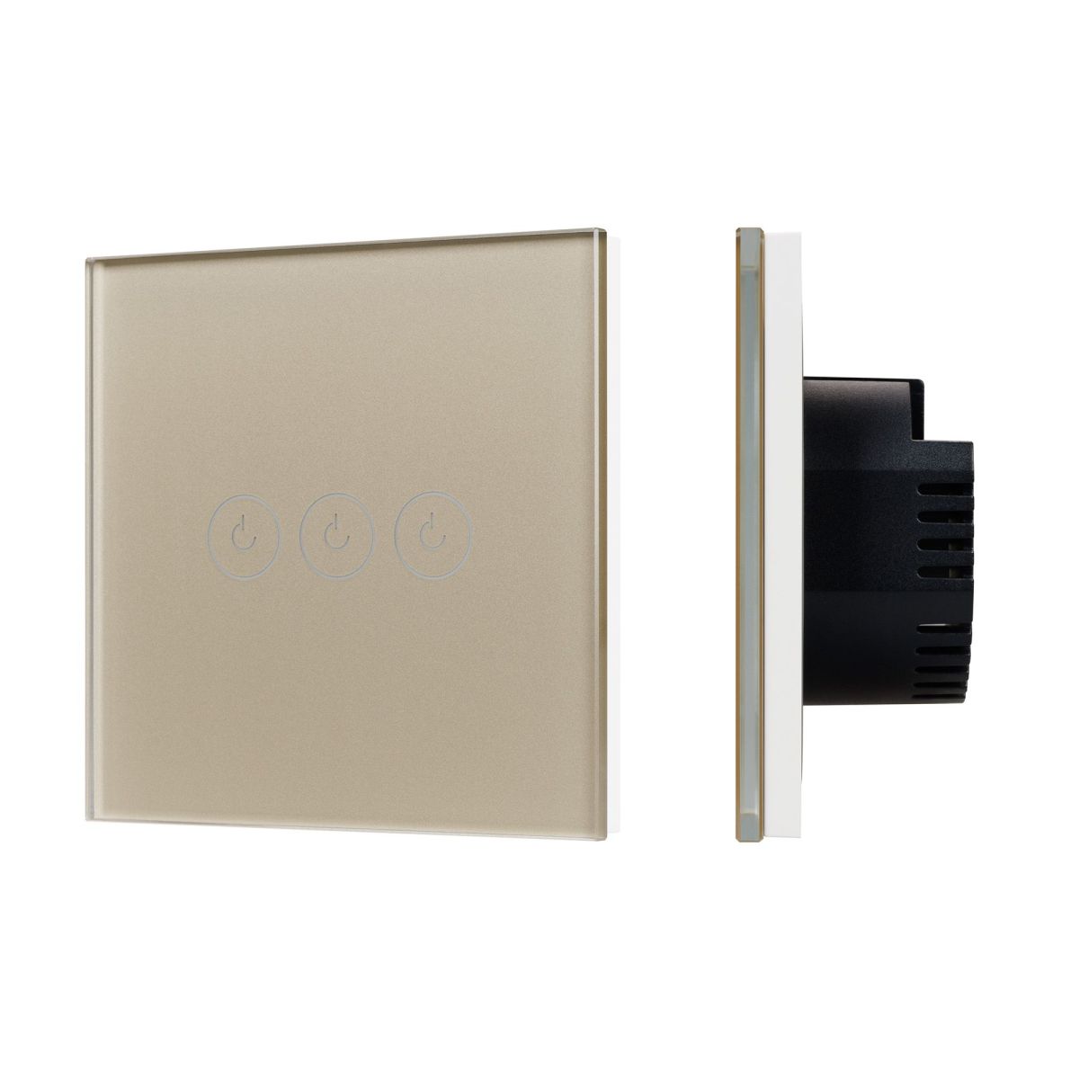 Выключатель сенсорный SWT-OMALI-S03-ZB-GD (250V, 10A, Zigbee) 050048