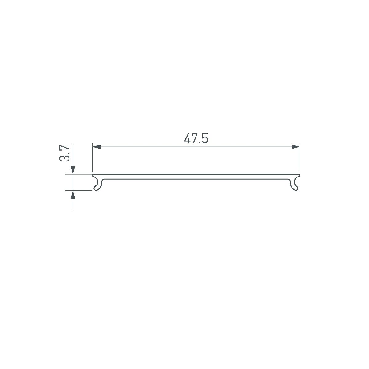 Экран STRETCH-S-50-CEIL-CENTER-10m OPAL BLACK 050168