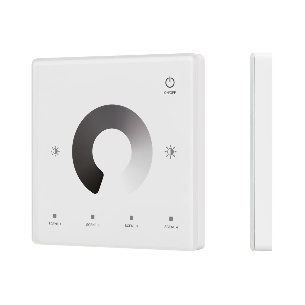 Сенсорная панель SMART-RF-801-11-1G-4SC-DIM белый (3V, 2.4G) накладная (IARL, IP20 Пластик) 050421