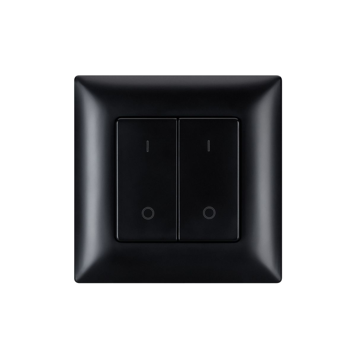 Накладная кнопочная панель 2.4 ГГц SMART-RF-801-22-2G-DIM-SUF Black (3V, 2.4G) (IARL, IP20 Пластик) 050446
