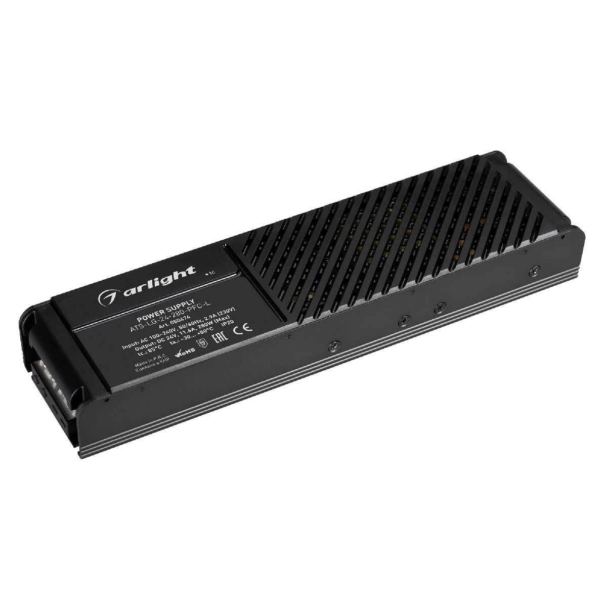 Блок питания ATS-LG-24-280-PFC-L (24V, 11.6A, 280W) 050474