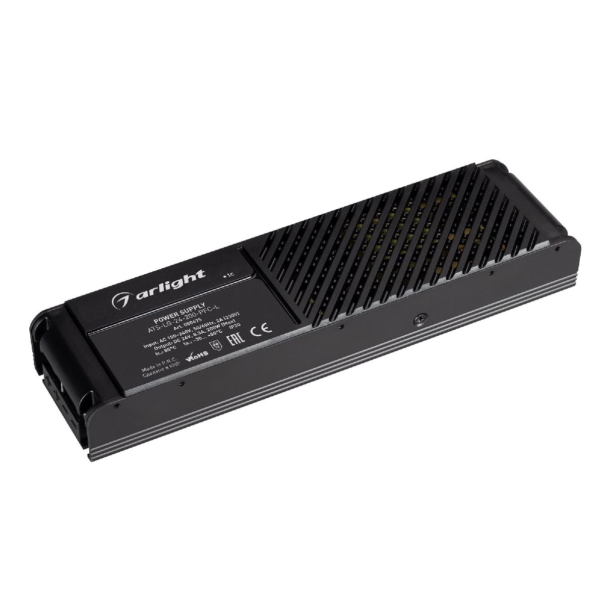 Блок питания ATS-LG-24-200-PFC-L (24V, 8.3A, 200W) 050475