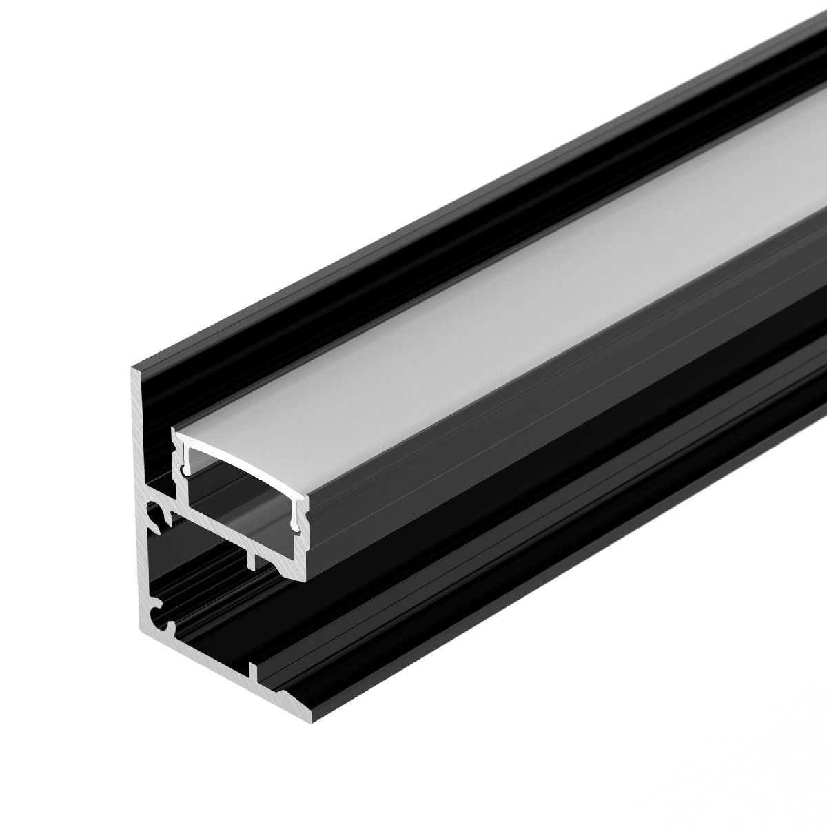 Алюминиевый профиль WALL-2228-2000 ANOD BLACK 050488