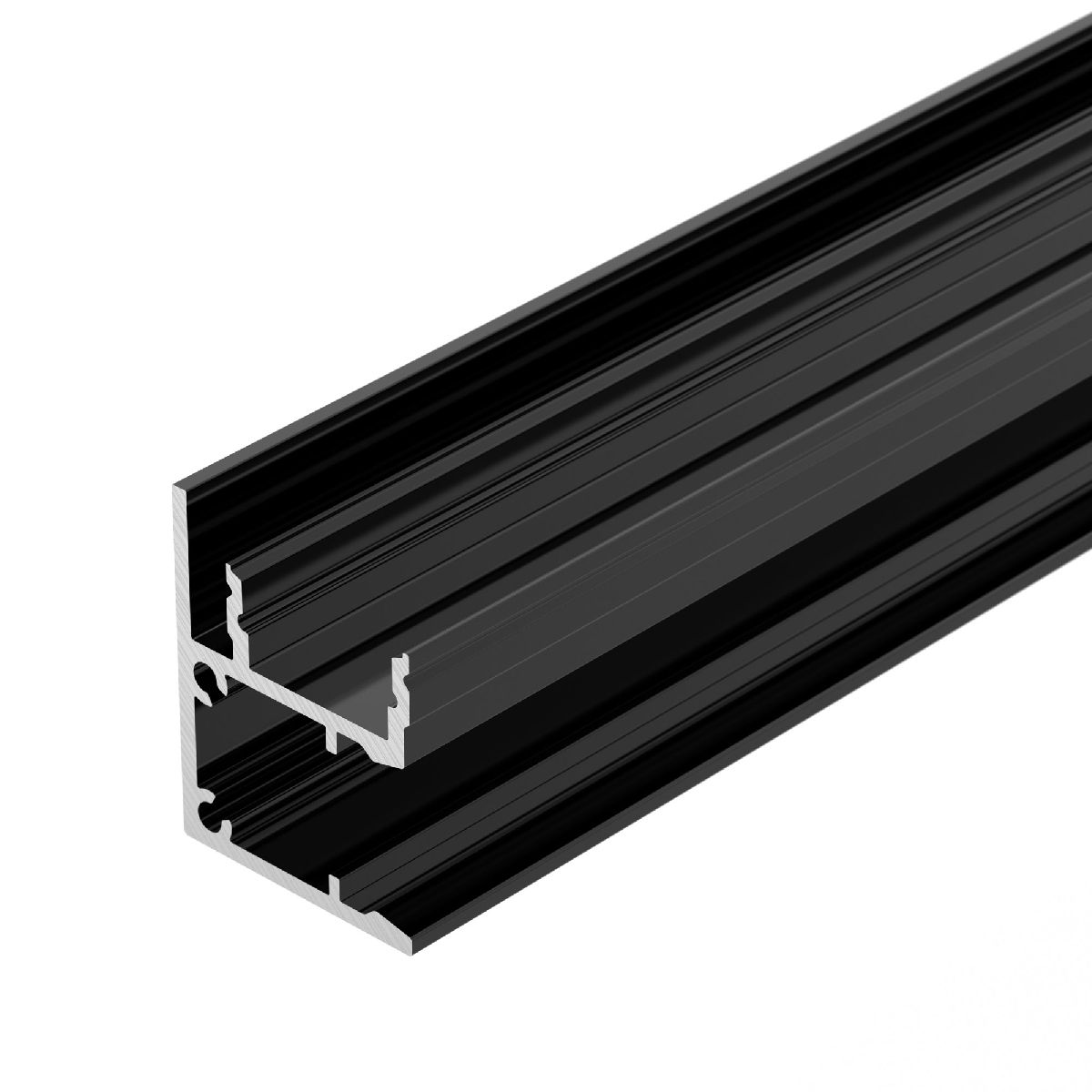 Алюминиевый профиль WALL-2228-2000 ANOD BLACK 050488