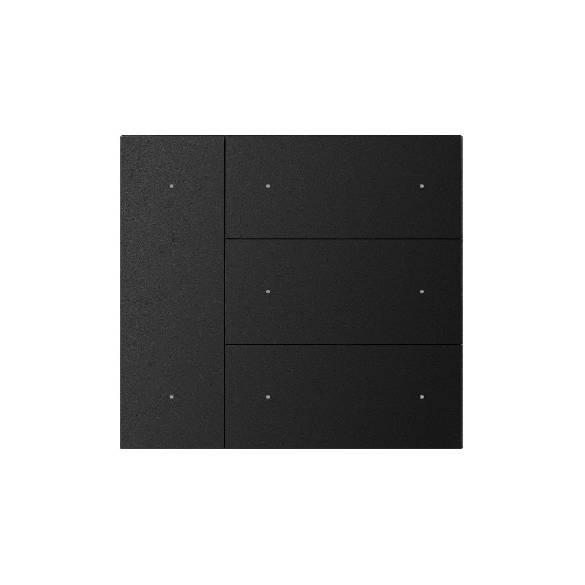 Накладка панели KNX-23-4G-SUF Black (Backlight) 051083